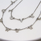 Стиль Hiphop цвета серебряных двойных цепей ожерелиь ювелирных изделий моды письма стальной