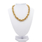 Ожерелья ювелирных изделий моды золота переплетают ювелирные изделия дизайна ровные поверхностные