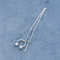 серьги тумака хрящевины украшений серебряного цепного уха 16G прокалывая хирургические стальные