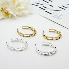 Серьга хрящевины золота стразов 14k серьга обруча хрящевины сверла 1,0 x 10mm круглая